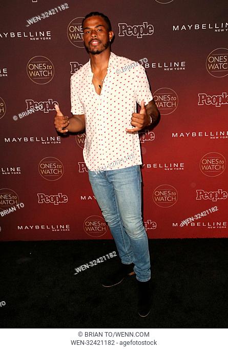 Celebrities attend 5th Annual People Magazine 'Ones To Watch' Party at NeueHouse Hollywood. Featuring: Trevor Jackson Where: Los Angeles, California