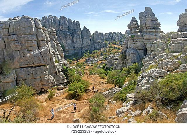 Torcal de Antequera Natural Park, Antequera, Malaga-province, Region of Andalusia, Spain, Europe