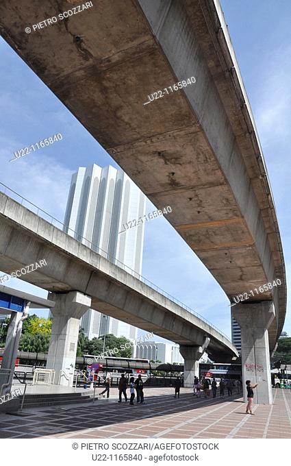 Kuala Lumpur (Malaysia): some monorail tracks