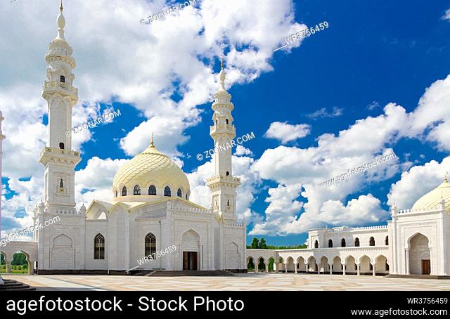 White mosque in Bolgar of Tatarstan