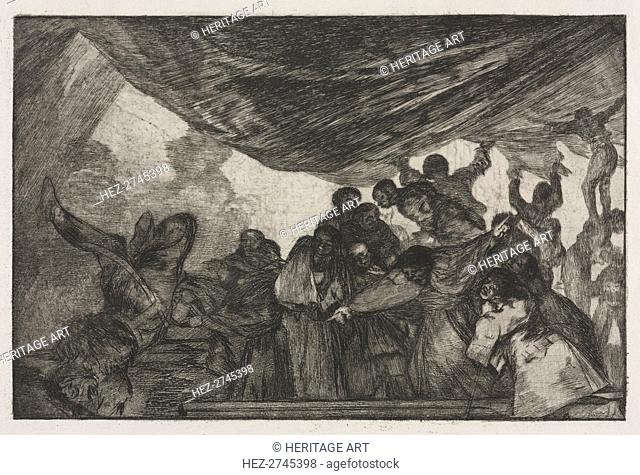 The Proverbs: Clear Folly, 1864. Creator: Francisco de Goya (Spanish, 1746-1828)