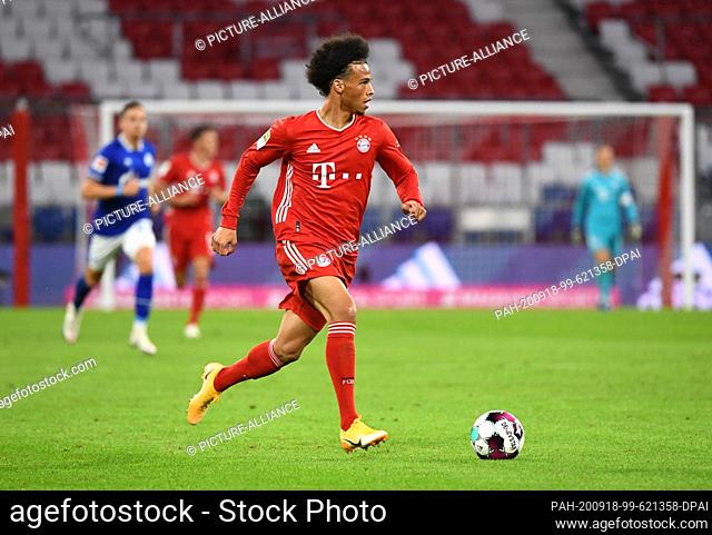 18 September 2020, Bavaria, Munich: Football: Bundesliga, Bayern Munich - FC Schalke 04, 1st matchday in the Allianz Arena