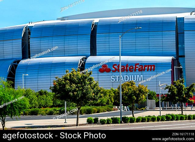 Glendale, AZ, USA - October 27, 2019: The State Farm Stadium