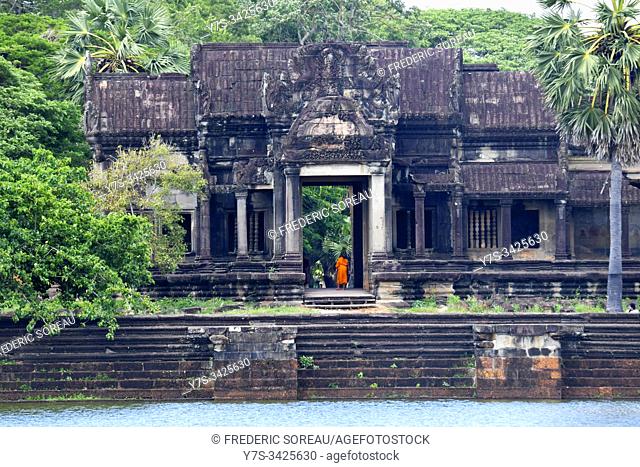 Angkor Wat temple, Angkor archaelogical park, Siem Reap Province, Cambodia, South Esat Asia