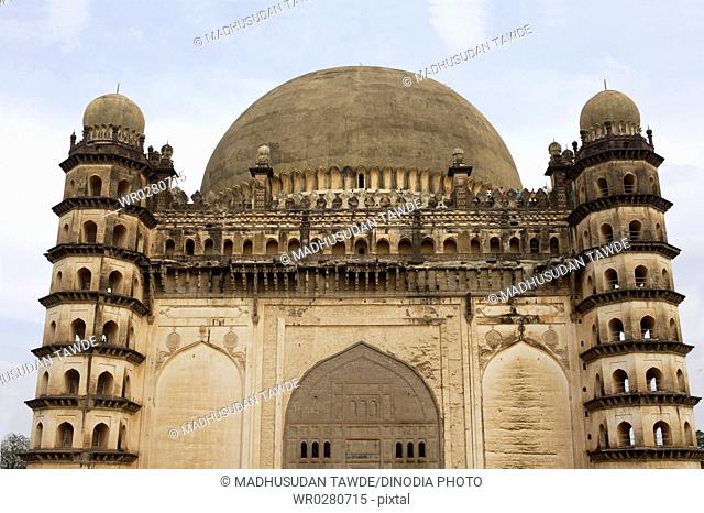 Gol Gumbaz , dome second largest one in world which unsupported by any pillars , Bijapur , Karnataka , India