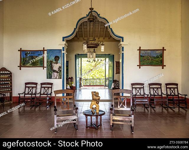 Manaca Iznaga Estate, interior, Valle de los Ingenios, Sancti Spiritus Province, Cuba