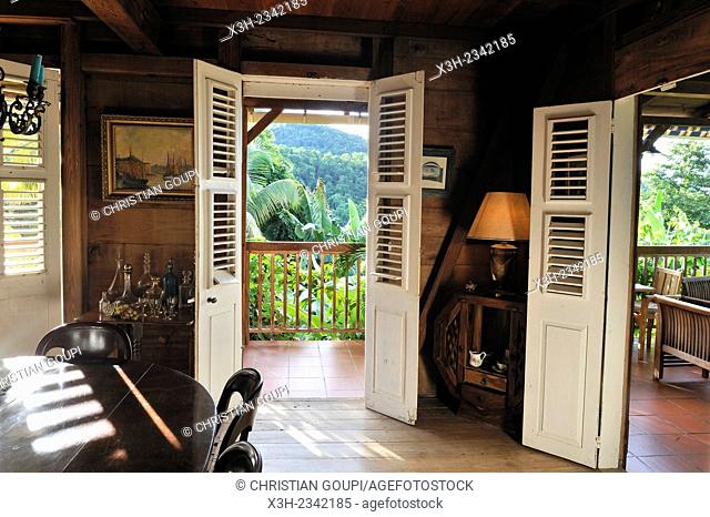 ''Habitation Getz'' guesthouse, Vieux-Habitants, Basse-Terre, Guadeloupe, overseas region of France, Leewards Islands, Lesser Antilles, Caribbean