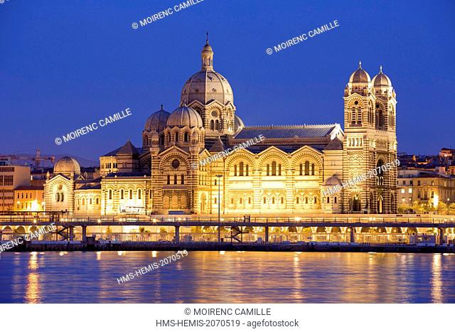 France, Bouches du Rhone, Marseille, Euromediterranee area, the Cathedral The Major (19th century) Historical Monument