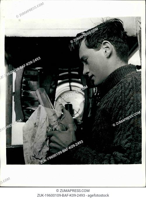 1958 - Sixteen Year Hid - Guides Atlantic Linear On Their Way. 05 Keeps The Solent Shipping Lanes Safe. The youngest Lighthouse keeper in Britain - is sixteen...