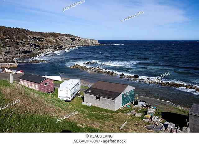 Fishing Huts, Northern Gros Morne National Park, UNESCO World Heritage Site, Newfoundland