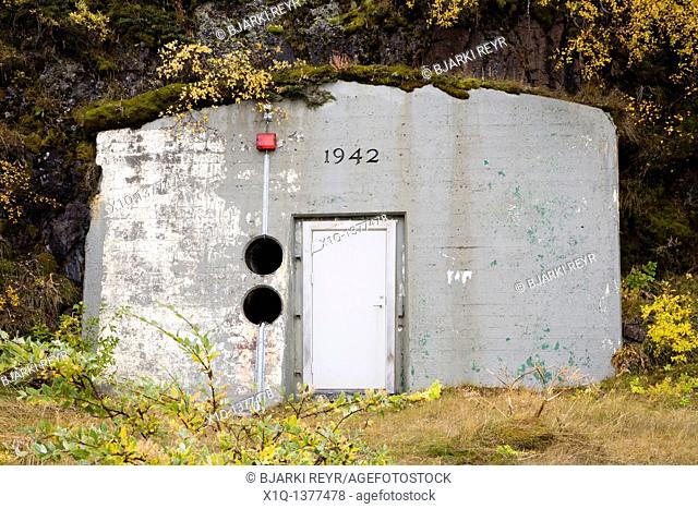 World war II bomb shelter, Narsarsuaq, South Greenland