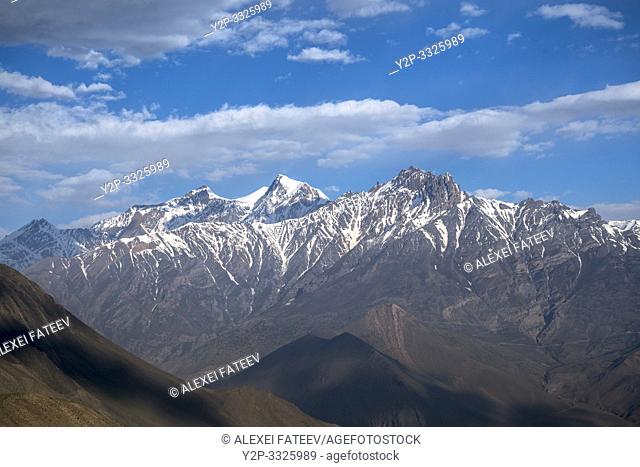 Himalaya, Dhaulagiri Himal viewed from Muktinath, Nepal