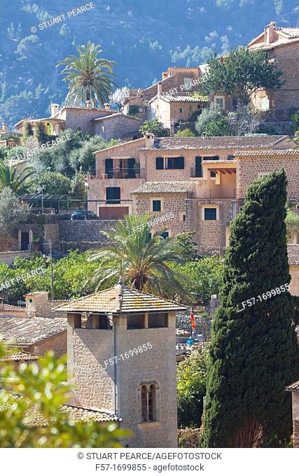 Quaint village of Deia in Mallrca, Spain