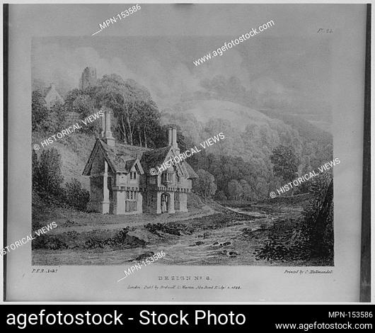Rural Architecture, or a Series of Designs for Ornamental Cottages. Designer: Peter Frederick Robinson (British, 1776-1858); Lithographer: James Duffield...