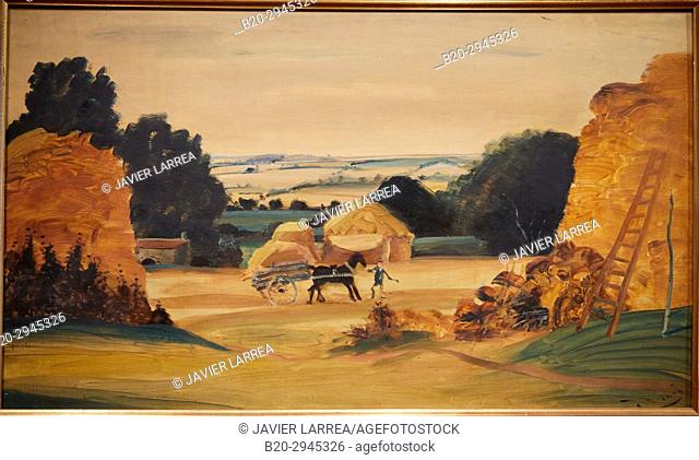 Paysage aux meules de paille, 1946-1947, André Derain, Musée d'Art Moderne, Troyes, Champagne-Ardenne Region, Aube Department, France, Europe