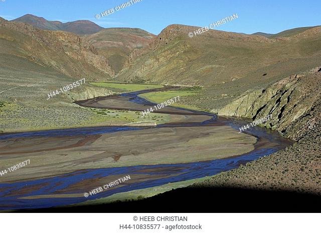 10835577, Argentina, South America, Creek, Susques, brook, stream, river, valley, mountains, Jujuy, desert, landscape, South America