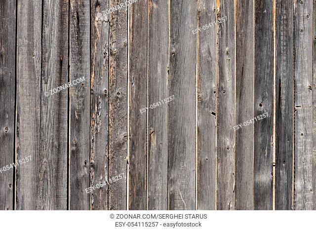 vertical grey aged wooden boards plank background