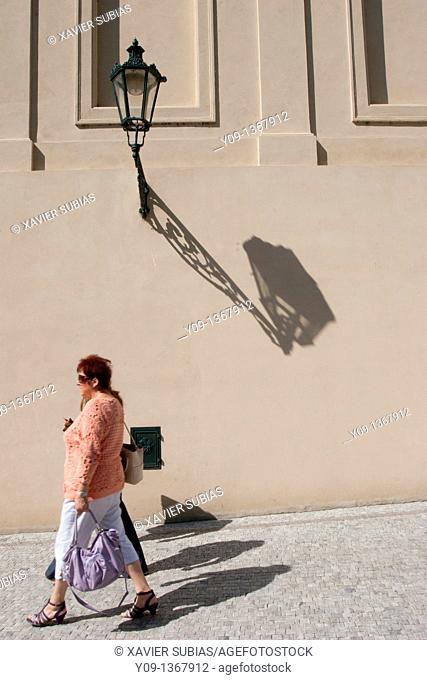 Street lamp, Prague, Czech Republic