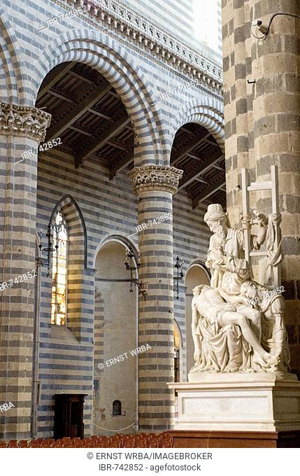 Interior of Orvieto Cathedral, Orvieto, Umbria, Italy, Europe