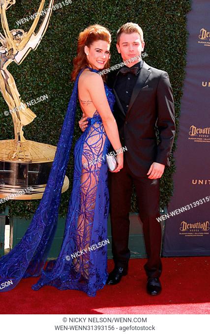 44th Daytime Creative Arts Emmy Awards - Arrivals Featuring: Courtney Hope, Chad Duell Where: Pasadena, California, United States When: 28 Apr 2017 Credit:...
