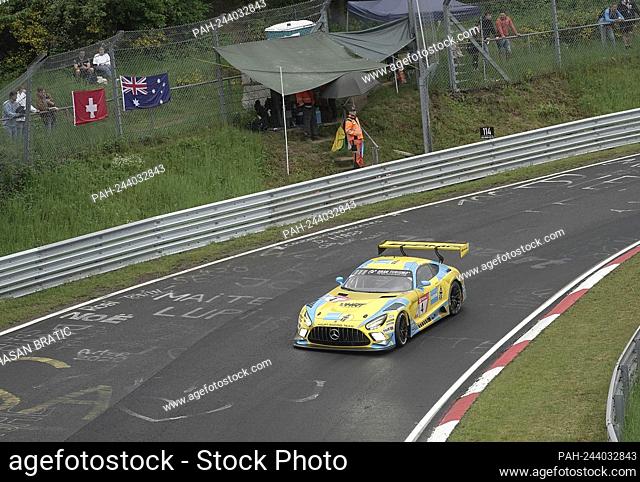 05.06.2021, Nurburgring, Nurburg, 24h race 2021, Nurburgring, 03.06. - 06.06.2021, in the picture No. 4: Mercedes-AMG GT3 Mercedes-AMG Team HRT Christodoulou
