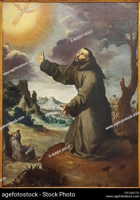 """Saint Francis of Assisi"", Bartolomé Esteban Murillo (1617-1682), oil on canvas