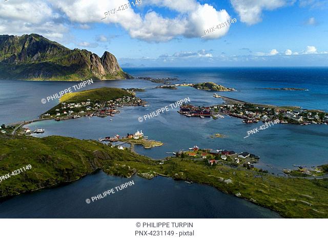 Norway, Lofoten Islands. Sakris›y and Reine