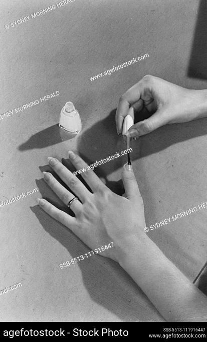 Apply base coat thinly all over surface of each nail and allow it to dry thoroughly. Do this even if you intend to leave half-moon. May 10, 1954