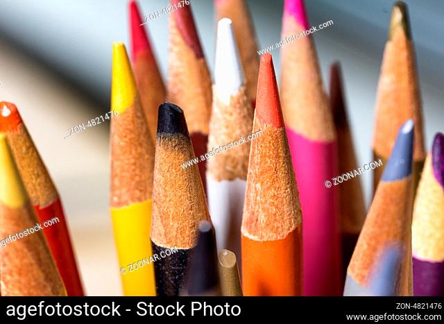 Grouping of Colored Pencils