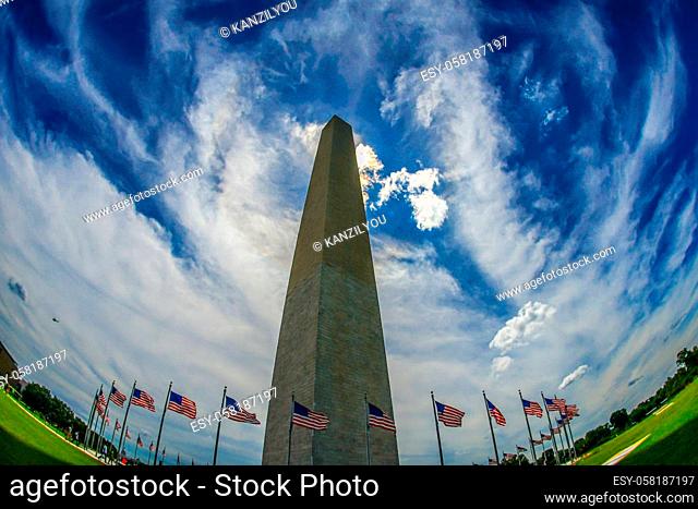 Washington Monument (Washington, DC) image. Shooting Location: Washington, DC