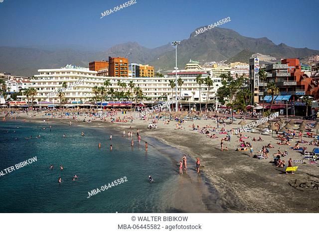 Spain, Canary Islands, Tenerife, Puerto Colon, seaside view