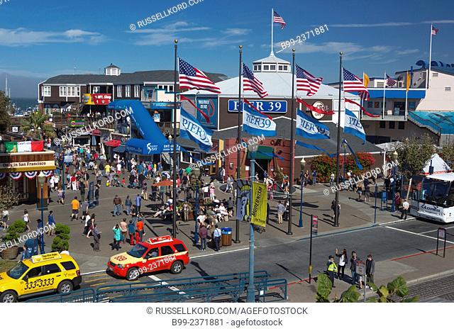 Pier 39 Shopping Mall San Francisco California Usa