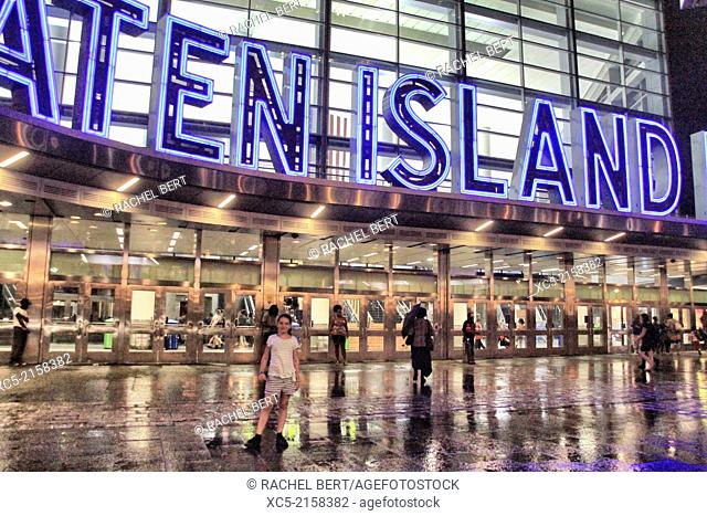 Staten Island Ferry Whitehall Terminal, New York City, USA