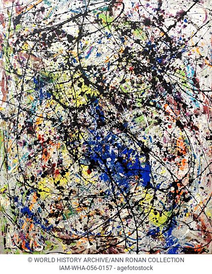 Reflection of the Big Dipper (paint on canvas) by Jackson Pollock (1912-1956) was an influential American painter with a major figure in the abstract...