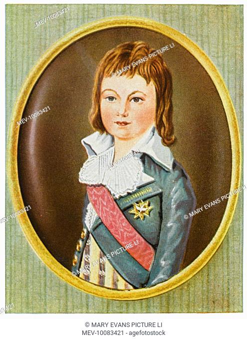 LOUIS XVII Titular King of France 1793 - 1795 Son of Louis XVI
