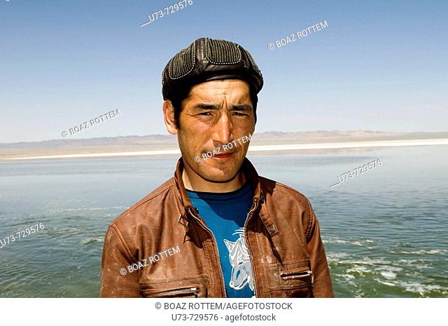 A friendly Kazakh man