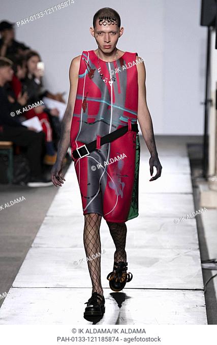 Charles Jeffrey LOVERBOY runway show during London Fashion Week Menswear SS20, LFWM Spring Summer 2020 Collection - London, UK 08/06/2019 | usage worldwide
