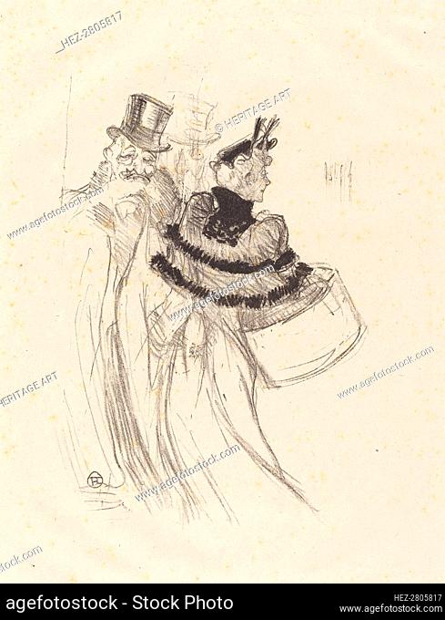 The Old Gentlemen (Les vieux messieurs), 1894. Creator: Henri de Toulouse-Lautrec