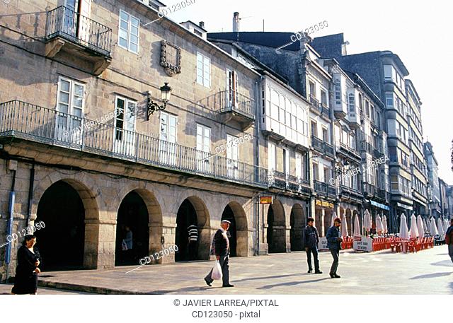 Plaza Mayor. Lugo. Galicia. Spain