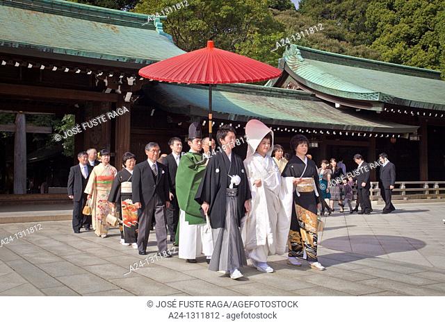 Tokyo City, Meijis Shrine, Wedding Ceremony