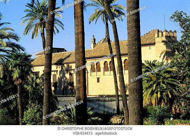 Palacio de Pedro I. World Heritage Site. Alcazar Palace. Seville. Andalusia. Spain
