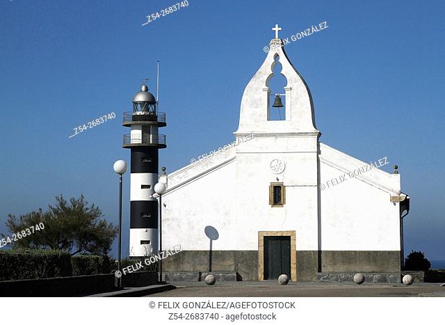 Lighthouse de San Agustin, Ortiguera, Asturias, Spain