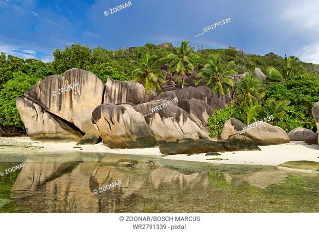 Dream beach on Seychelles