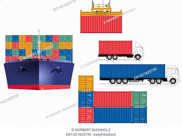 Container Transport Logistik
