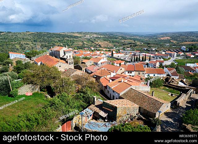 Pinhel castle view in Portugal