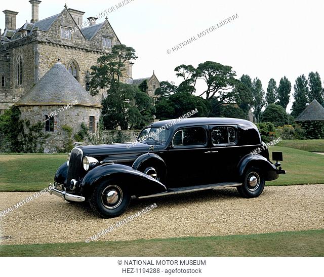 A 1936 Buick 37.8hp limousine. Formerly the property of King Edward VIII