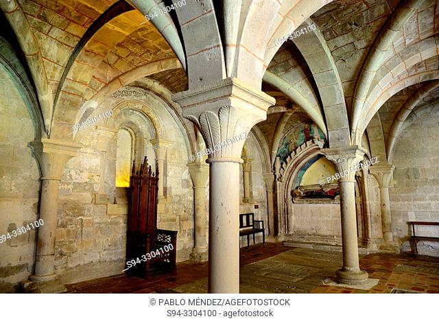 Chapterhouse of the Monastery of La Veruela, Vera del Moncayo, Zaragoza, Spain. Cistercian abbey