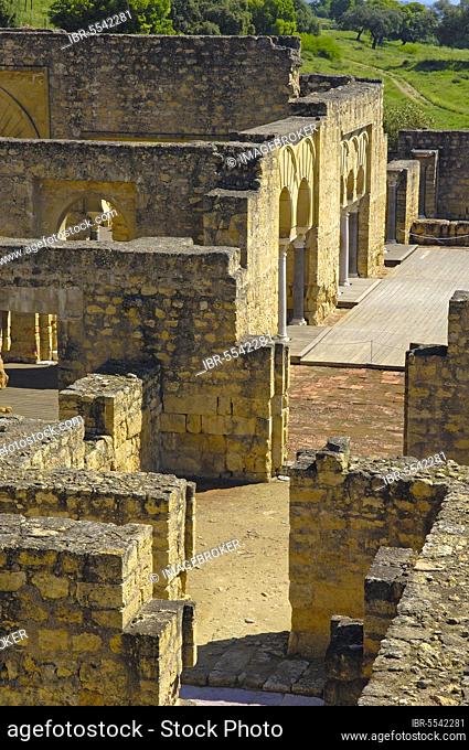 Ruins of Medina Azahara, Palace of Caliph Abd al-Rahman III, Cordoba, Andalusia, Spain, Europe