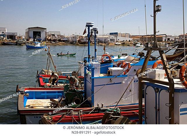Fishing port, Isla Cristina, Huelva province, Andalusia, Spain