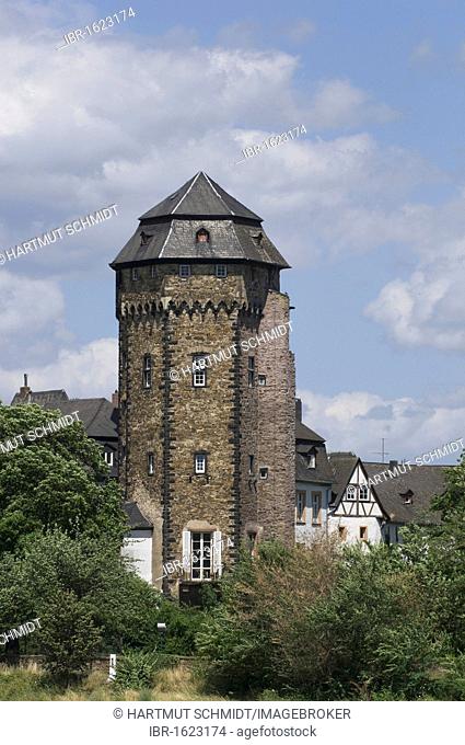 Schloss Martinsburg Castle, Lahnstein, UNESCO World Heritage Cultural Landscape of the Upper Middle Rhine Valley, Rhineland-Palatinate, Germany, Europe